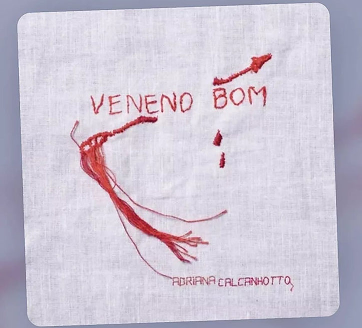 Capa do single Veneno Bom, de Adriana Calcanhotto