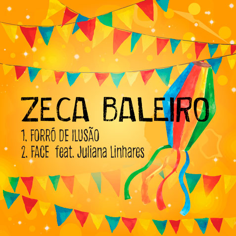 Capa do single duplo de Zeca Baleiro, Forró de Ilusão e Face