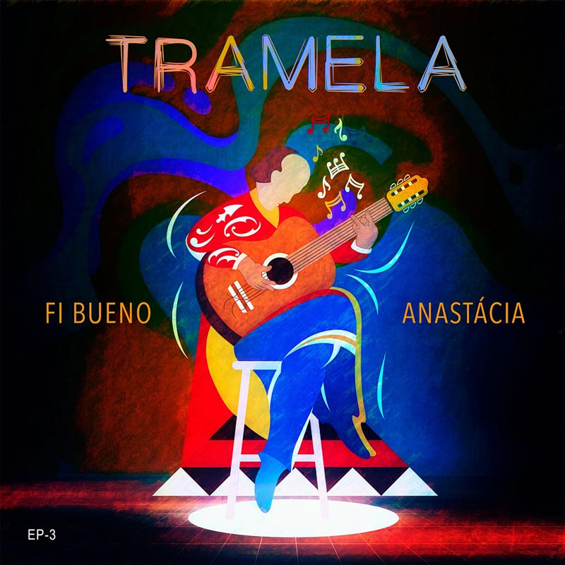 Capa do EP Tramela, de Fi Bueno e Anastácia
