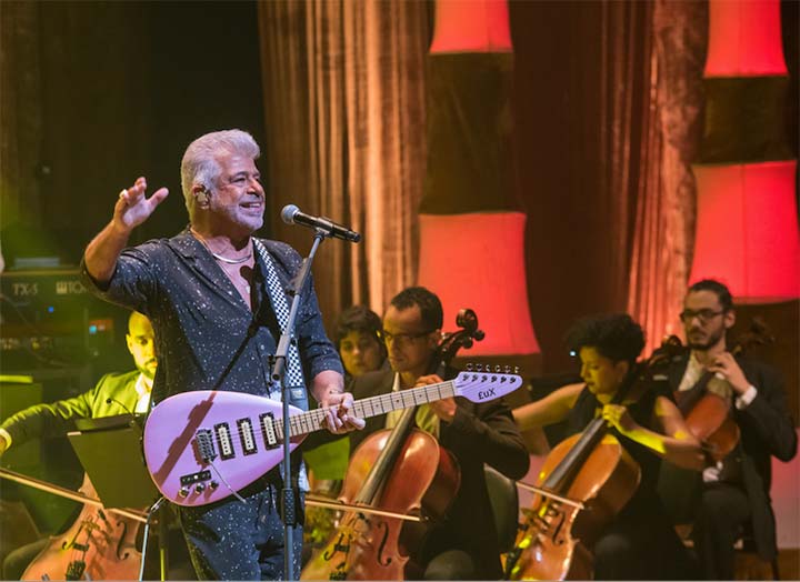 Lulu Santos e Orquestra Ouro preto se juntam para um grande espetáculo