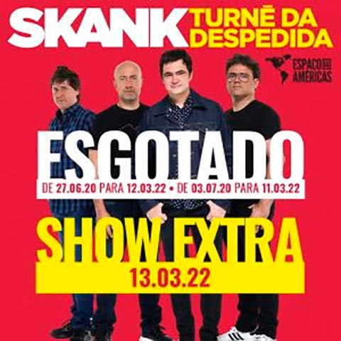 Skank abre terceira data da Turnê de Despedida em São Paulo