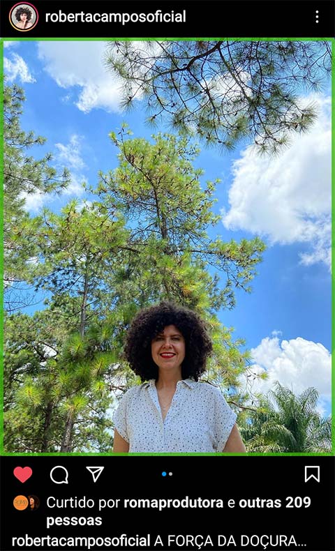 Roberta Campos é doce na vida e com a vida