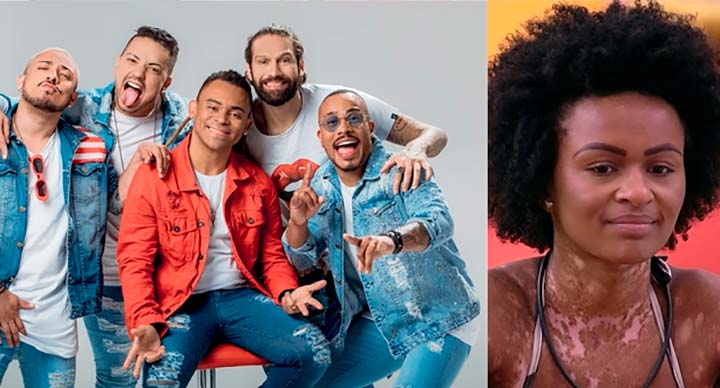 Natália do BBB apresenta banda mineira Akatu aos brothers