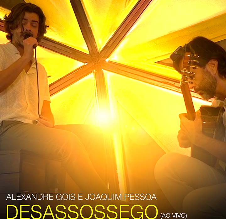 Desassossego Ao Vivo reúne canções do disco de estreia de Alexandre Gois e Joaquim Pessoa