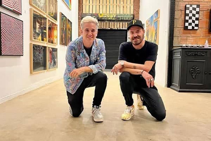 Rogério Flausino e Marcus Paschoalin inauguram galeria de artes em BH