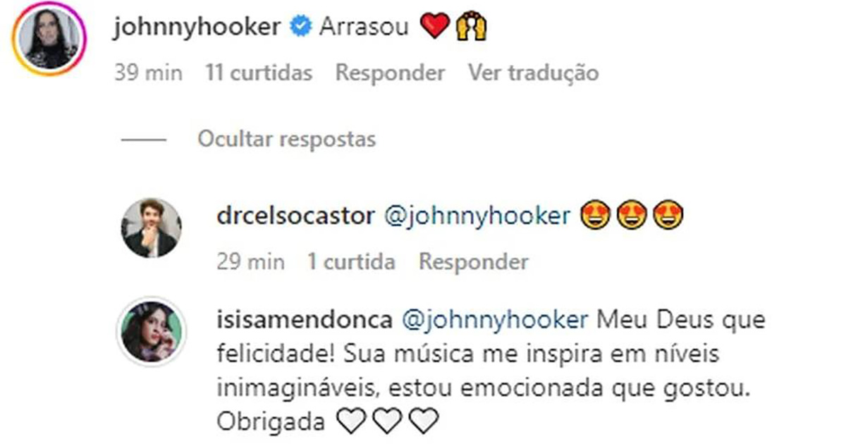Johnny Hooker vibra com apresentação no The Voice Brasil: ‘novo hino nacional’