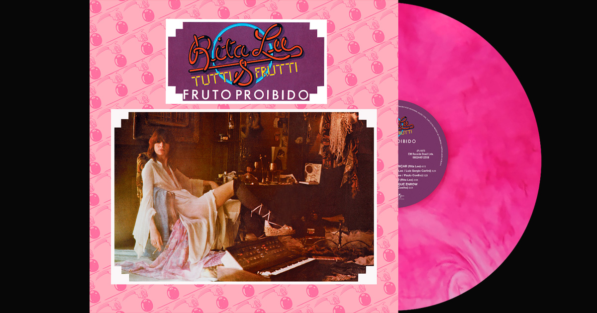 Álbum Fruto Proibido, de Rita Lee, ganha edição em vinil rosa