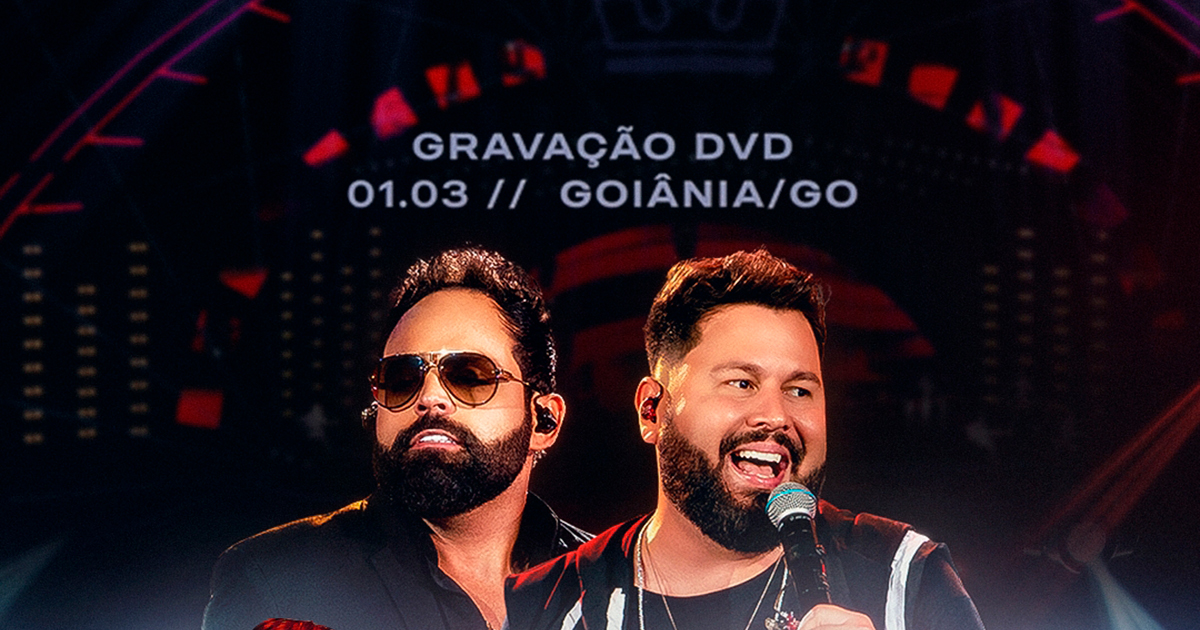 Diego e Arnaldo gravam DVD repleto de participações especiais